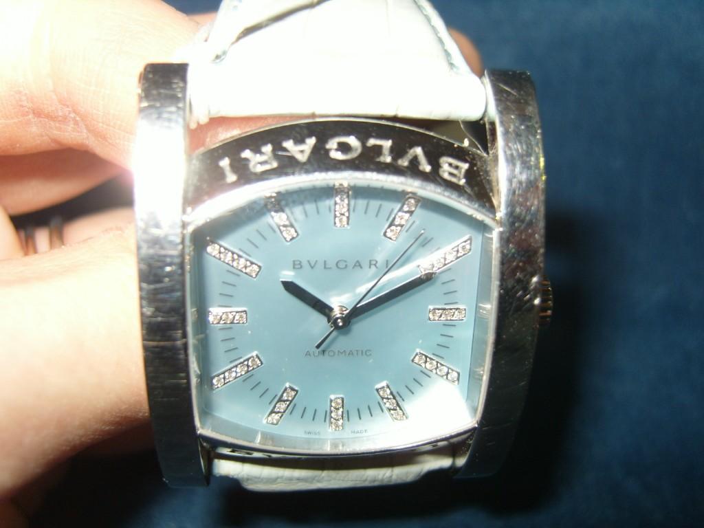 Appraisal: A Bvlgari gents stainless steel automatic wristwatch with original leather