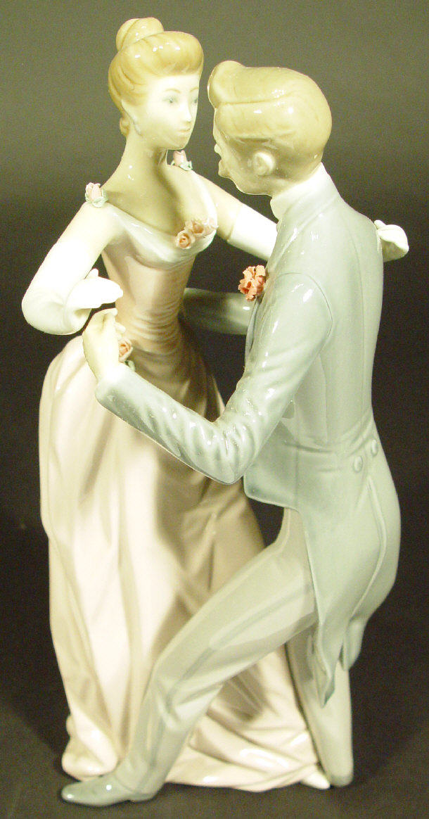 Appraisal: Lladro porcelain figure group 'Anniversary Dance' printed and impressed factory