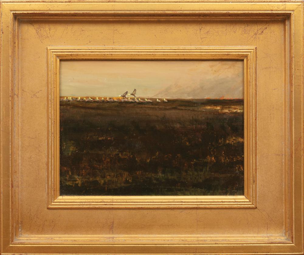 Appraisal: Newton Reeve Howard American New Orleans - The Burn oil