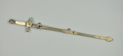 Appraisal: A Knights Templar Ceremonial Sword ca turn of th Century