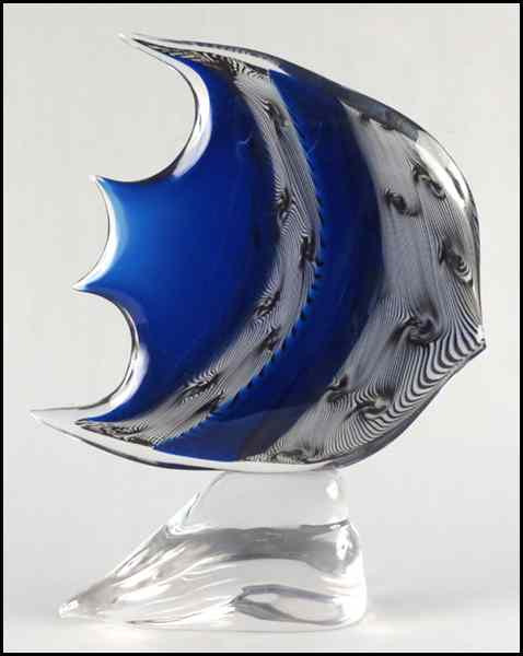 Appraisal: SEGUSO MURANO GLASS FISH H '' W '' D ''