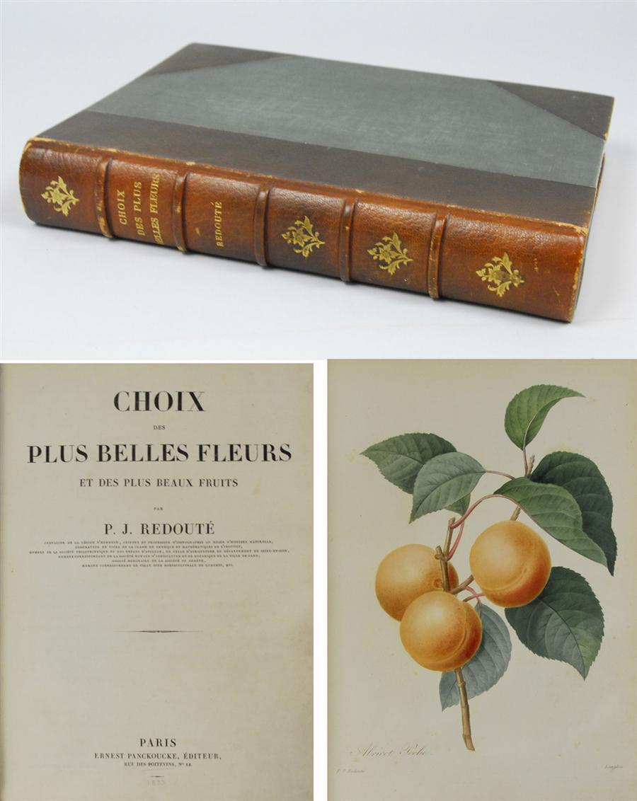 Appraisal: HORTICULTURAL BOOK REDOUTE PIERRE JOSEPH CHOIX DES PLUS BELLES FLEURS