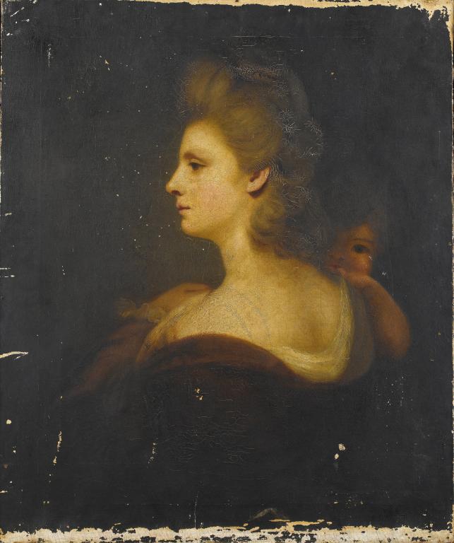 Appraisal: AFTER SIR JOSHUA REYNOLDS PRA - TH CENTURY A LADY