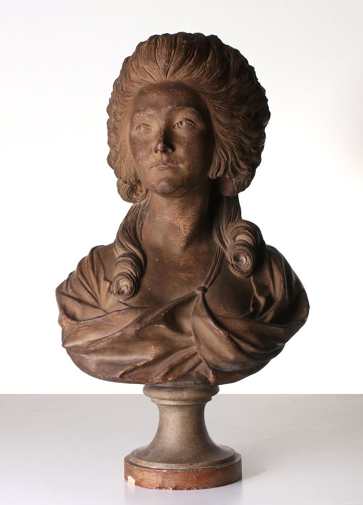 Appraisal: BUST OF MADAME LA PRINCESSE DE LAMBALLE AFTER PAJOU After