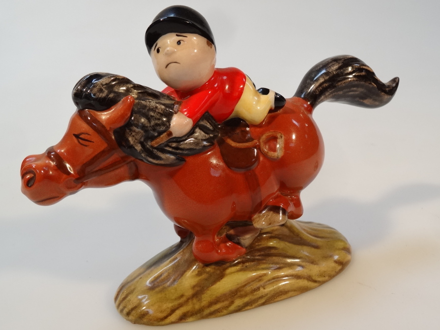 Appraisal: A Beswick Norman Thelwell figure Pony Express printed marks beneath