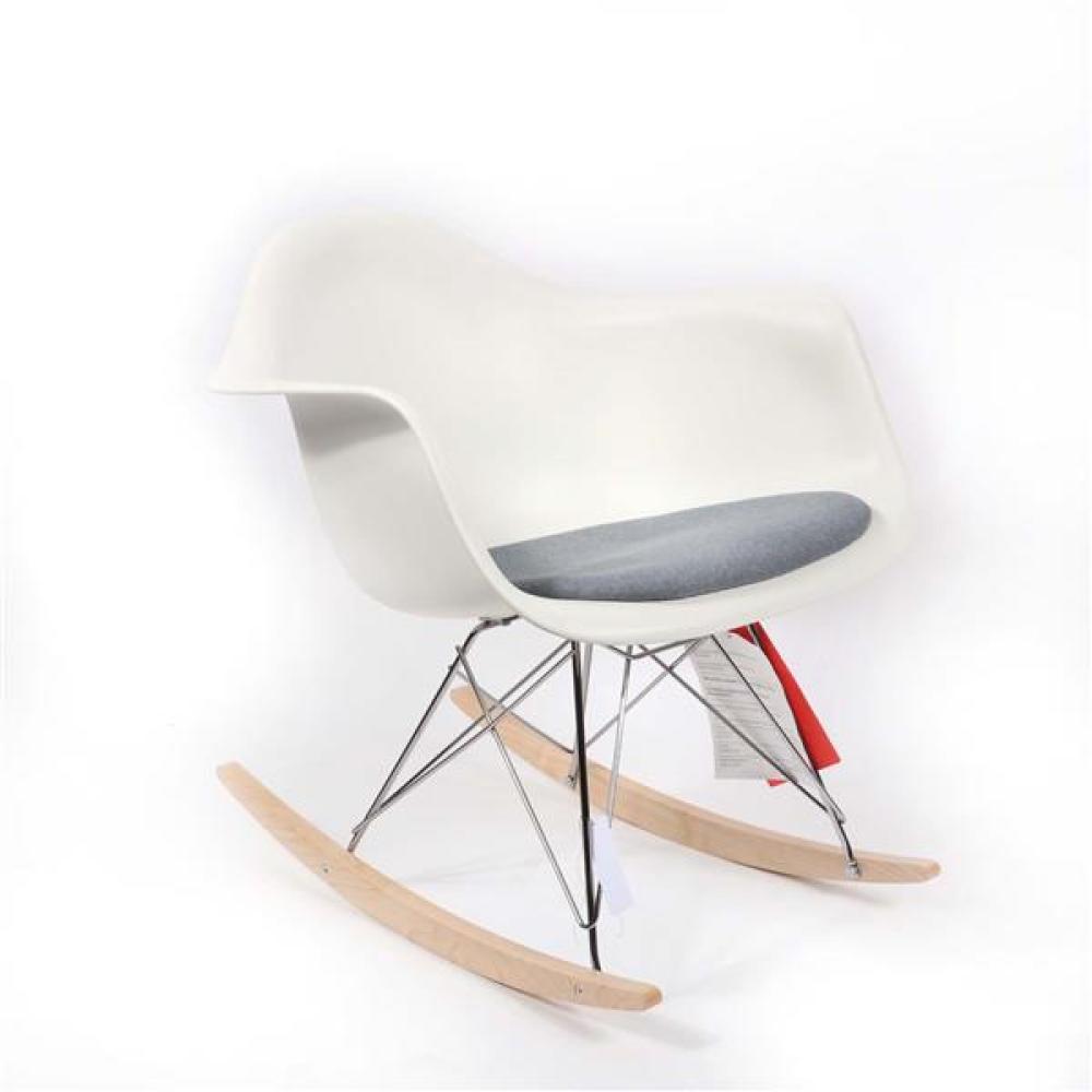 Appraisal: HERMAN MILLER EAMES DESIGN MOLDED PLASTIC ROCKING CHAIR WITH EIFFEL