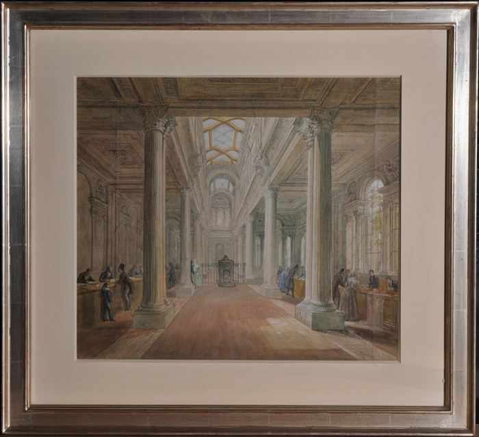 Appraisal: ATTRIBUTED TO GEORGE SHARF STUDY FOR THE INTERIOR OF THE