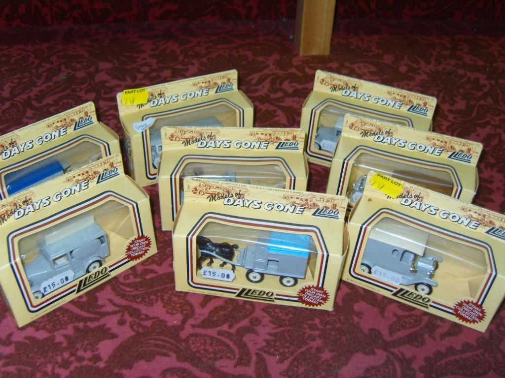 Appraisal: A collection of eight Lledo Days-Gone Grey Series die cast