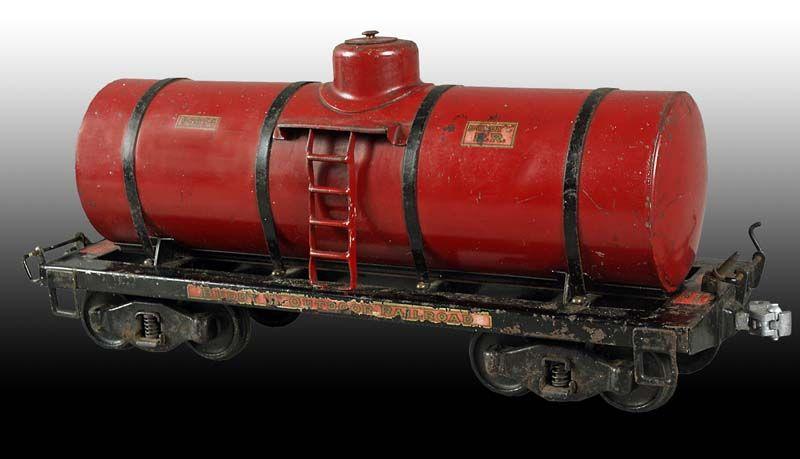 Appraisal: Pressed Steel Buddy L Outdoor Railroad Tanker Red Description ''