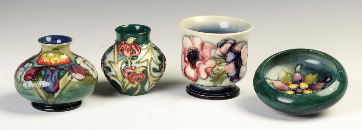 Appraisal: Two Moorcroft Vases - Iris Leicester Sgn