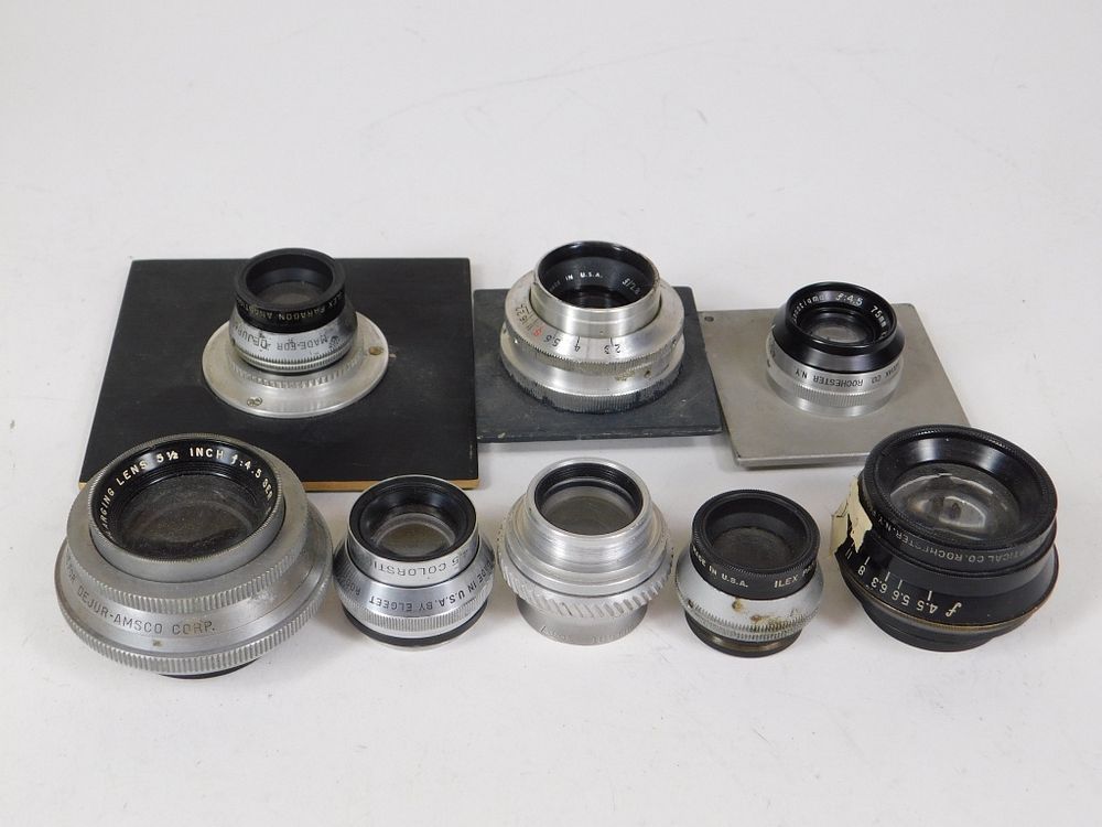 Appraisal: Lot of Enlarger Lenses Lot of enlarger lenses Includes Ilex