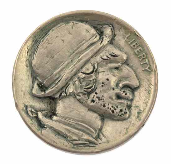 Appraisal: A U S Buffalo ''Hobo'' Nickel the bearded profile depicted