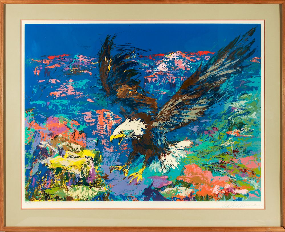 Appraisal: Leroy Neiman Bald Eagle Serigraph Leroy Neiman American - Bald