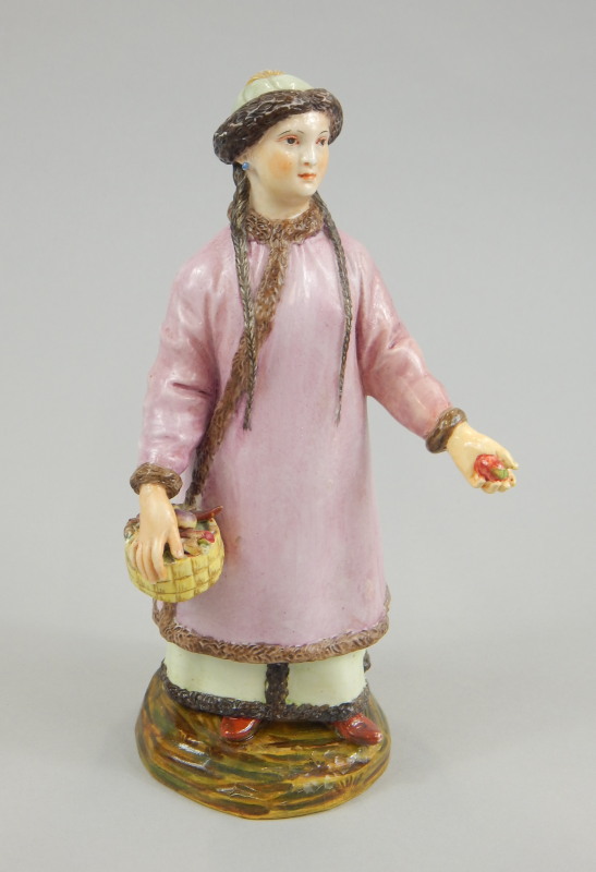 Appraisal: A thC Russian porcelain figure modelled in the form of