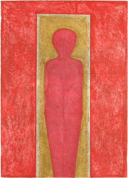 Appraisal: Rufino Tamayo Mexican - Figura de Pie P Mixograph printed