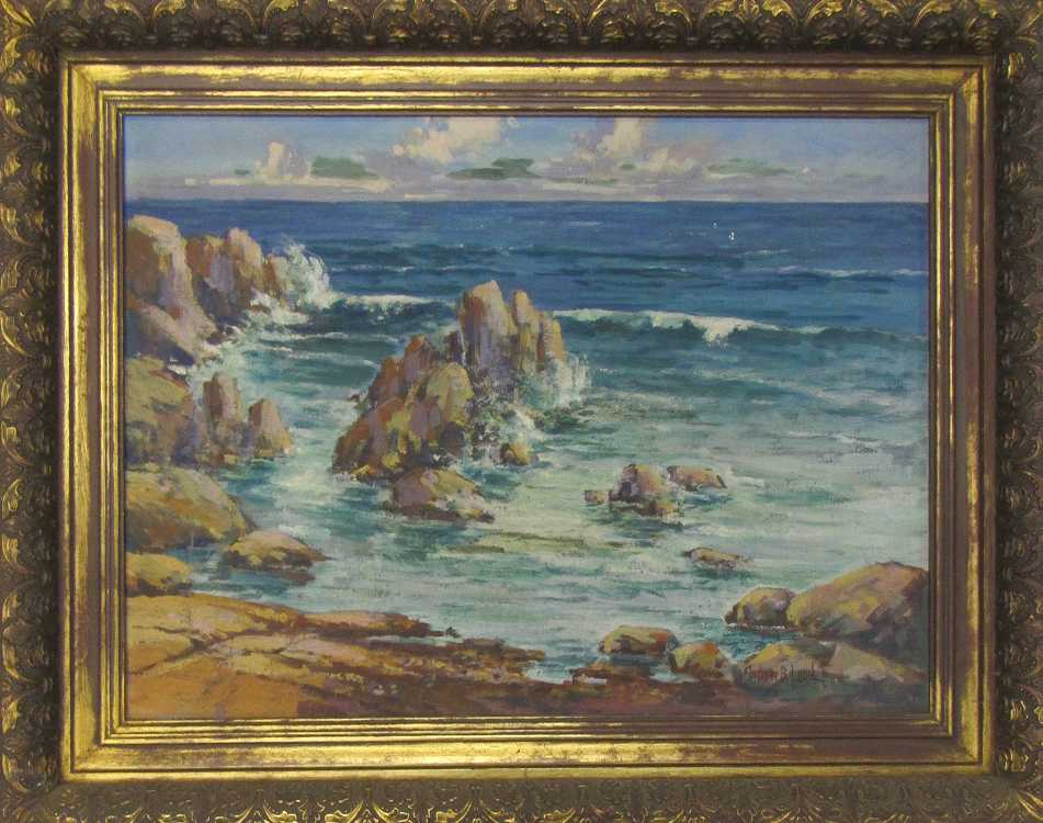 Appraisal: ANDREW B LUND OIL ON CANVAS California Norway - California