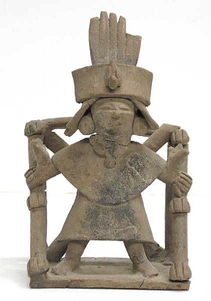 Appraisal: A Veracruz figure Circa - A D restoration height in