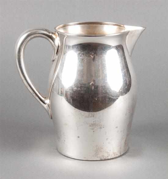 Appraisal: American sterling silver Paul Revere reproduction water pitcher Reed Barton