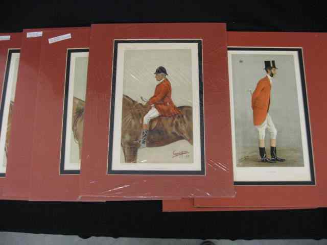 Appraisal: Fox Hunt Lithographs of Fox Hunters vanity fair editions by