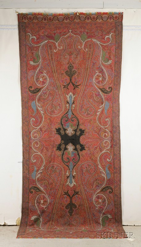 Appraisal: Kashmir Long Shawl North India th century very small repairs