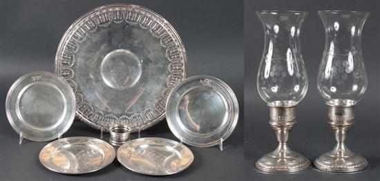 Appraisal: Assortment of American sterling silver table articles including Gorham ''Marie