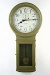 Appraisal: REGULATOR - Oak cased time only weight driven wall regulator