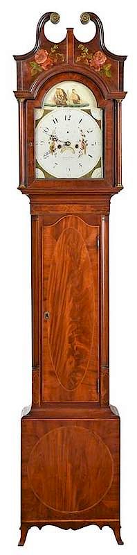 Appraisal: American Federal Tall Case Clock New York early th century