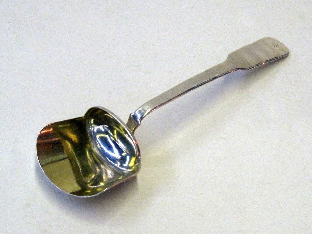 Appraisal: George IV silver shovel caddy spoon by Joseph Willmore Birmingham