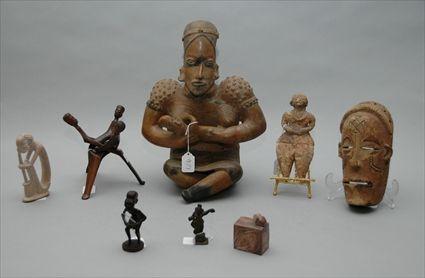 Appraisal: Eight Tribal Figures