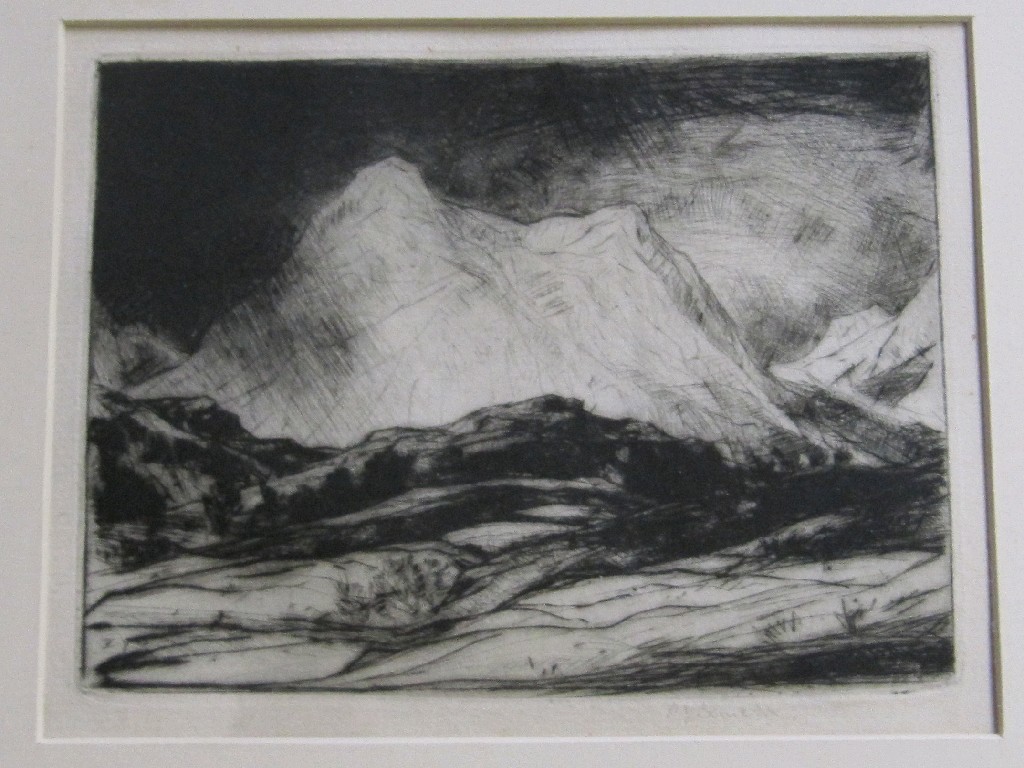 Appraisal: SIR DAVID YOUNG CAMERON - Drypoint 'Buachille - Etive Mhor'