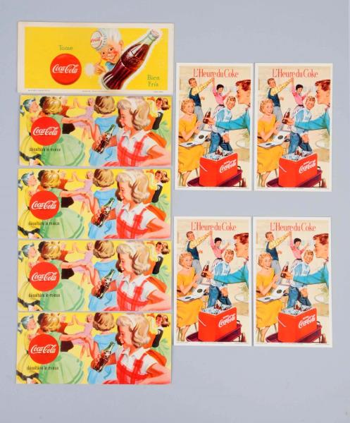 Appraisal: Lot Of s French Coca - Cola Blotters This lot