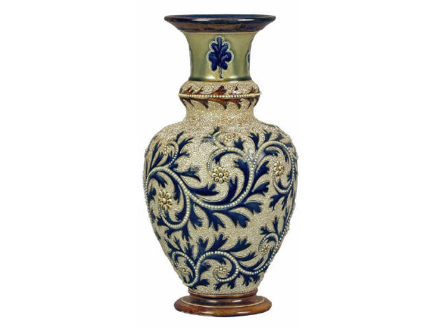 Appraisal: Fantastic Doulton Lambeth glazed English baluster form vase circa -