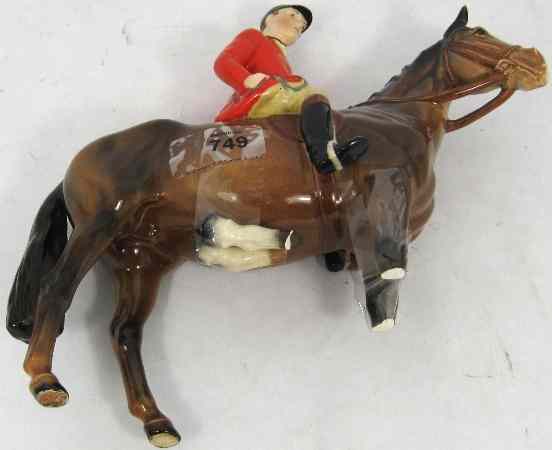 Appraisal: Beswick Huntsman on Horse legs broke and Huntsmans head restuck