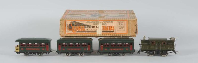 Appraisal: Lionel No O-Gauge Passenger Set Description Pre-war Circa s Includes