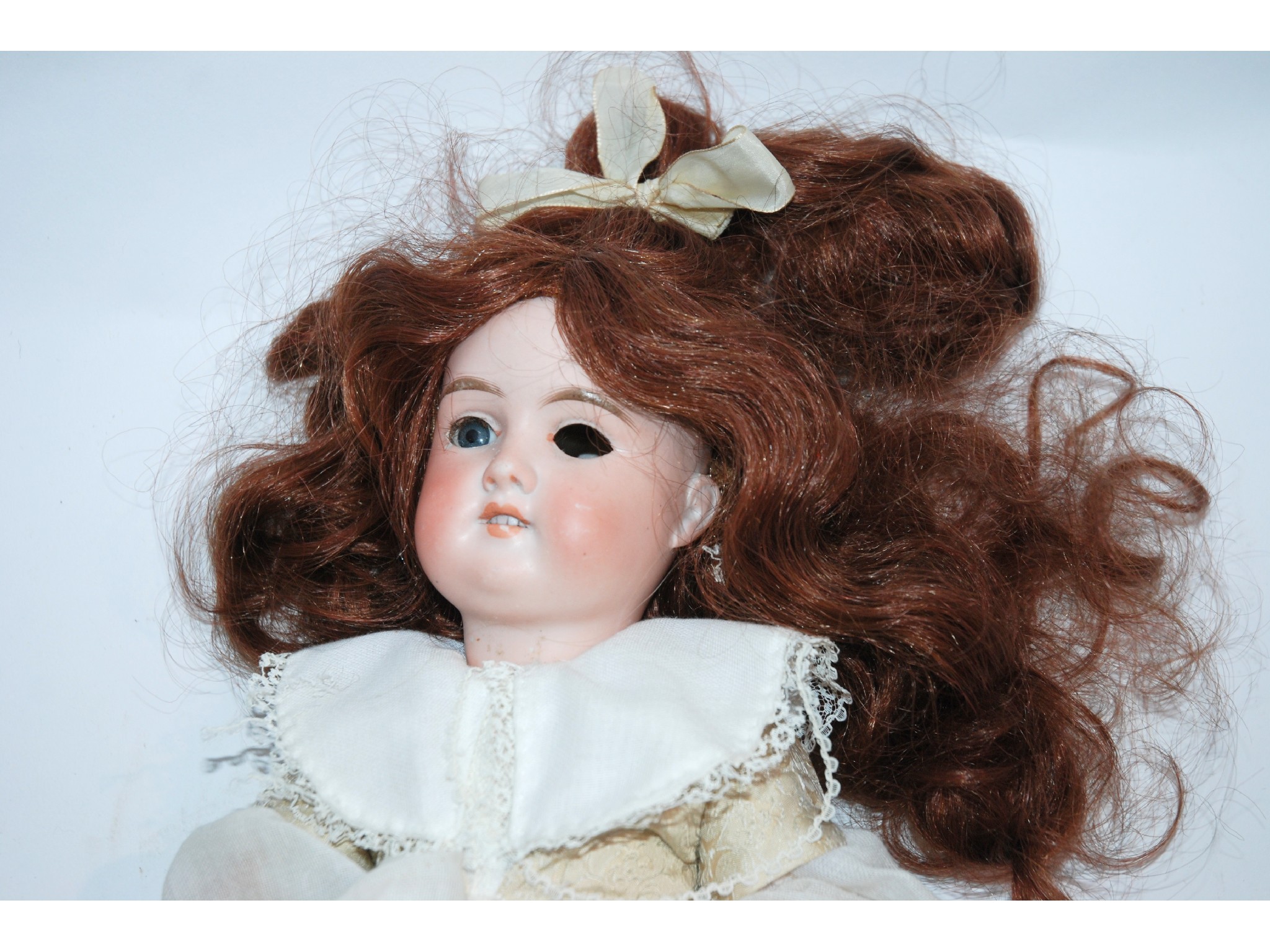 Appraisal: An Armand Marseille bisque-headed doll with impressed factory marks def