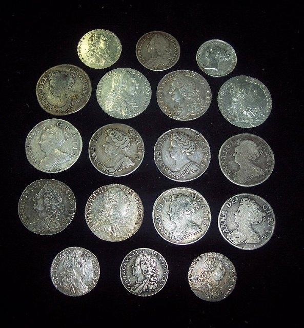 Appraisal: Miscellaneous shillings and sixpences - mixed grades pieces