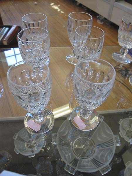 Appraisal: SIX WATERFORD CRYSTAL PORTS