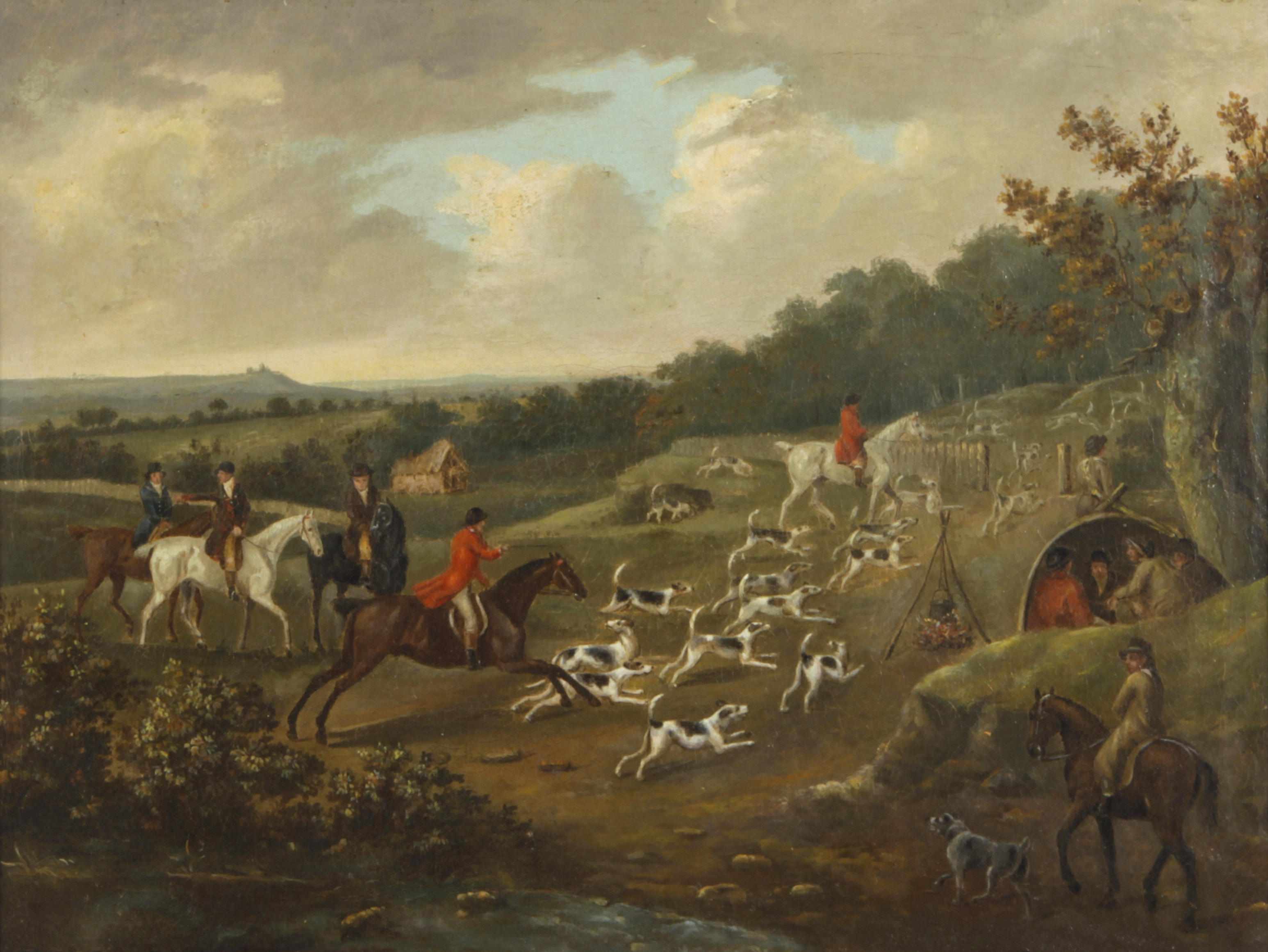 Appraisal: Follower of John Nost Sartorius British - A hunting scene