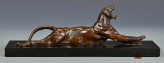 Appraisal: Anna Hyatt Huntington Bronze Tiger or Panther Anna Vaughn Hyatt