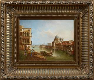 Appraisal: Chinese School Venetian Canal Scene th c o Chinese School