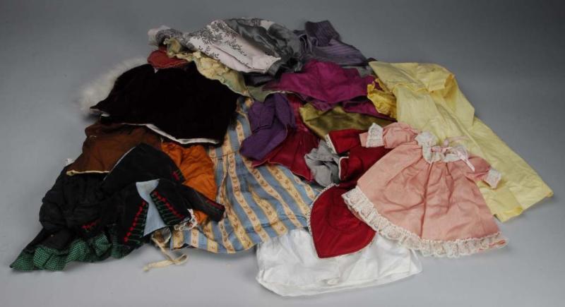 Appraisal: Large Lot of Doll Clothing Description Mixed new antique and