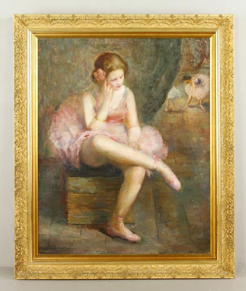 Appraisal: - Steele Ballerina O C Marian Williams Steele ballerina oil