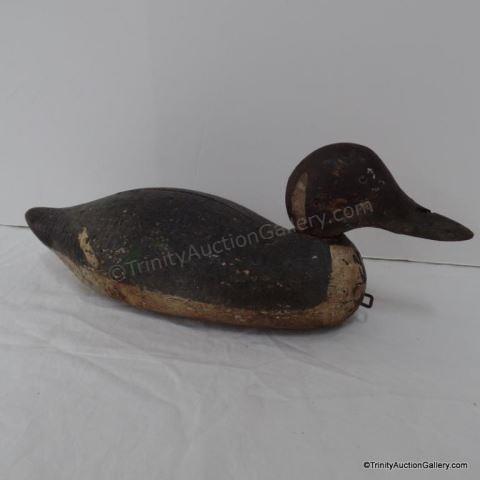 Appraisal: Antique Wood Carved Duck Decoy A very nice hand carved