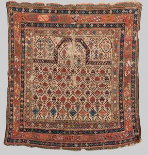 Appraisal: DAGHESTAN PRAYER RUG DAGHESTAN PRAYER RUG Caucasus dated AH ft