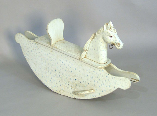 Appraisal: Painted rocking horse