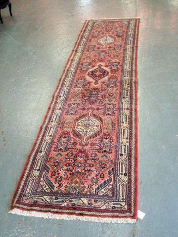 Appraisal: Hand Made Persian Hamandan Runner Dimensions ' x