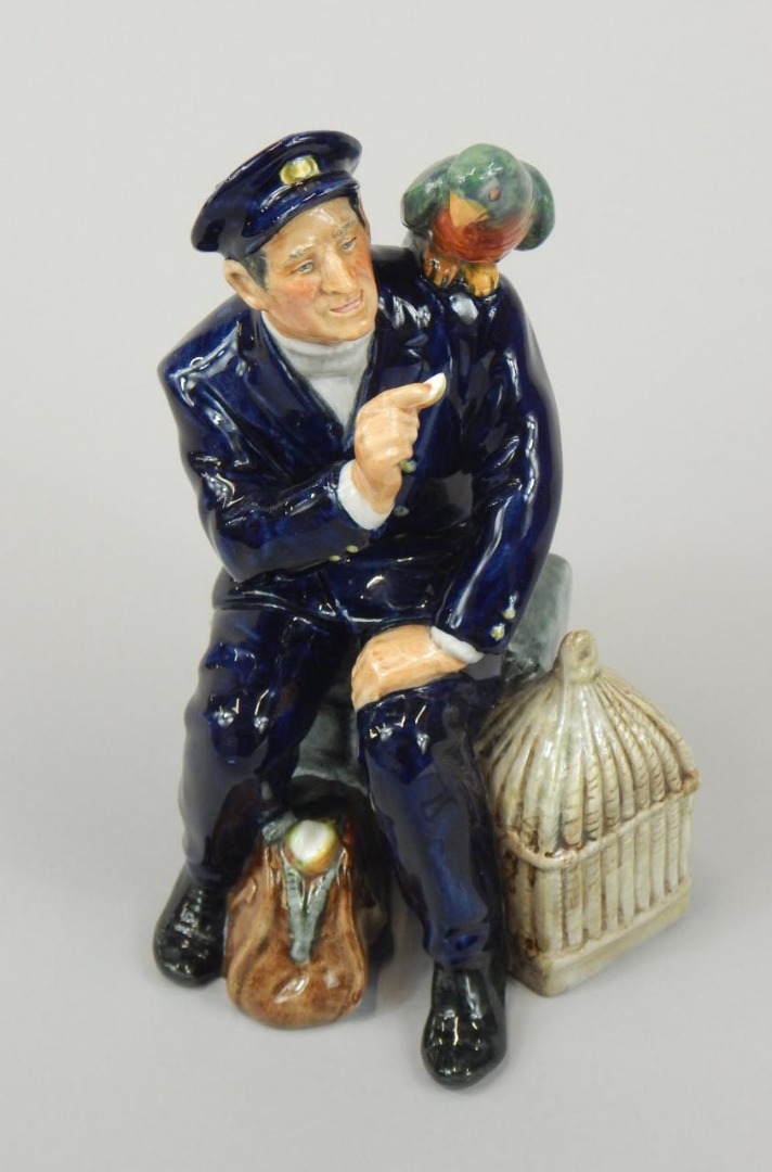 Appraisal: A Royal Doulton figure Shore Leave HN green printed marks