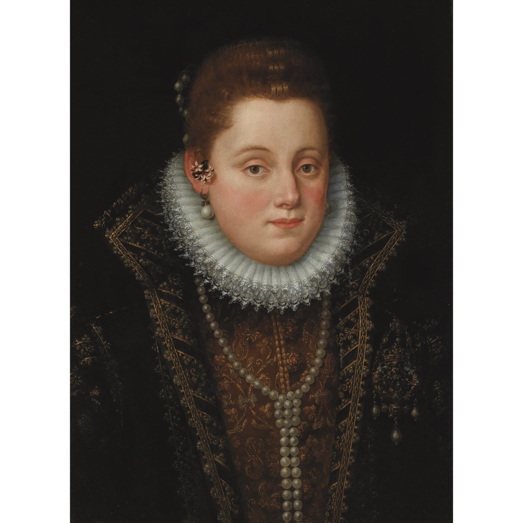 Appraisal: Circle of Scipione Pulzone Portrait of a Lady in a