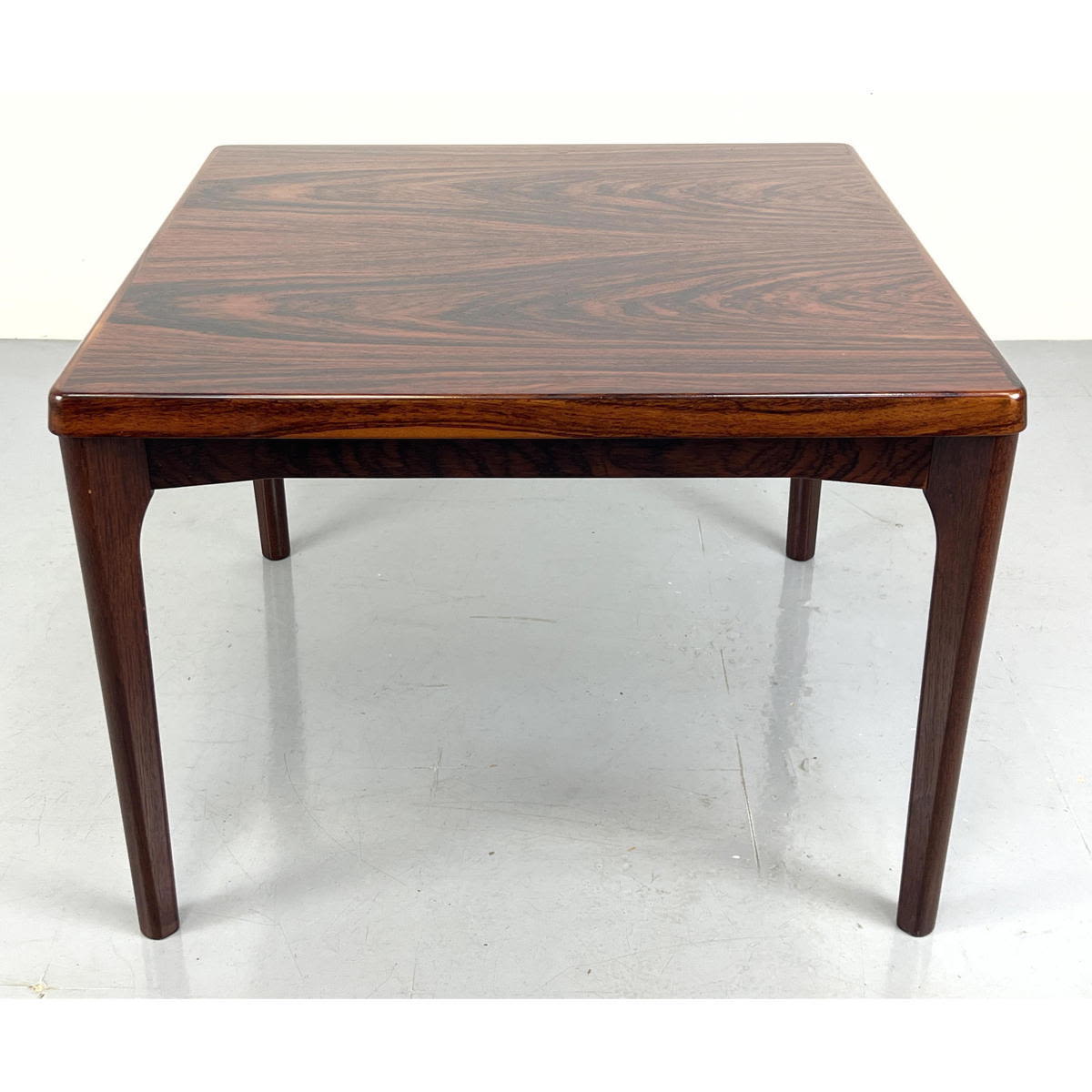 Appraisal: Danish Modern Rosewood VEJLE STOLE Square Side Table Nicely grained