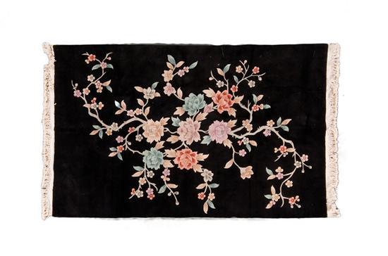 Appraisal: Chinese -line rug modern x